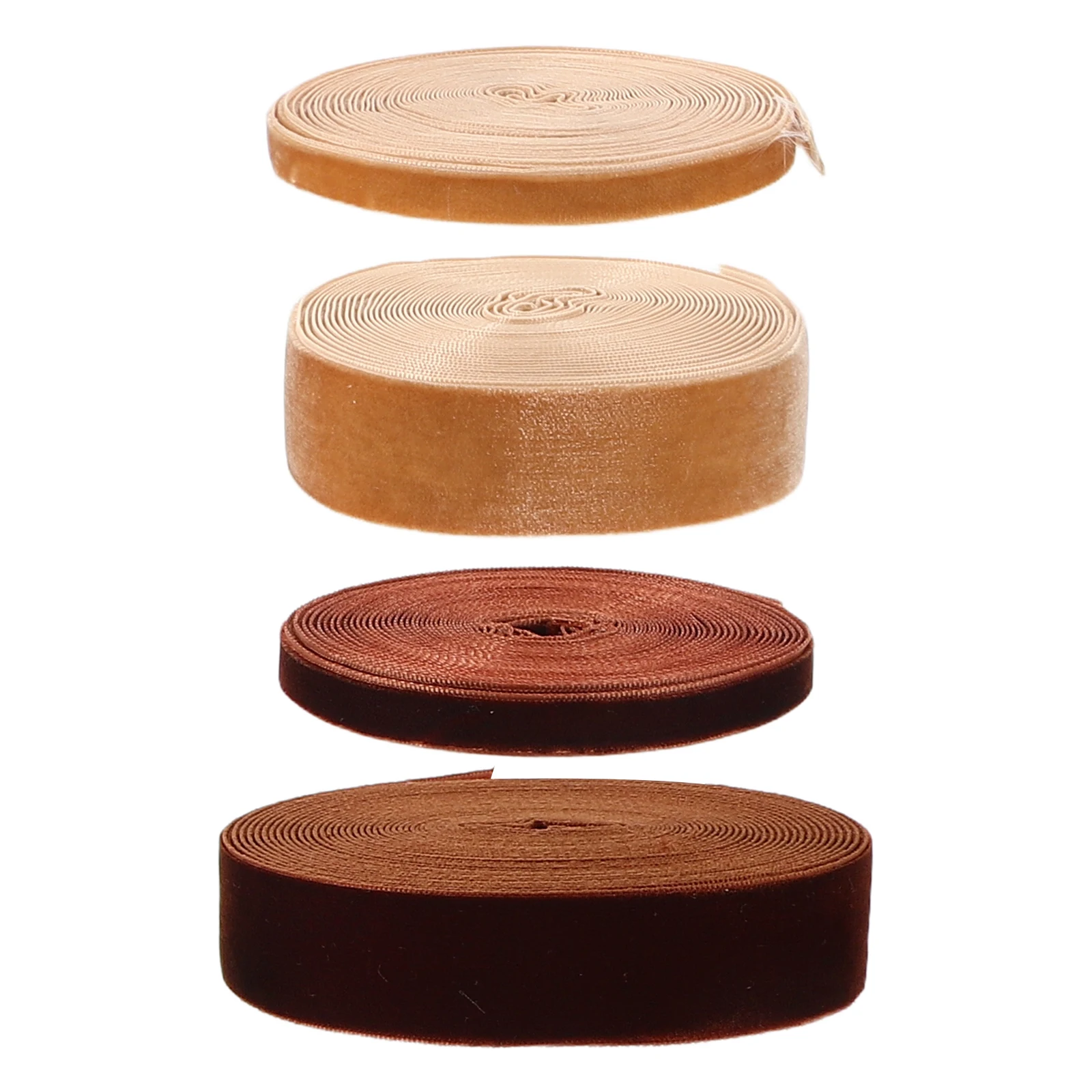 

4pcs Brown Bow DIY Gift Wrapping Supplies Elegant Style Ribbons Decoration Decorative Ribbon Ornament Wedding Party Ornaments