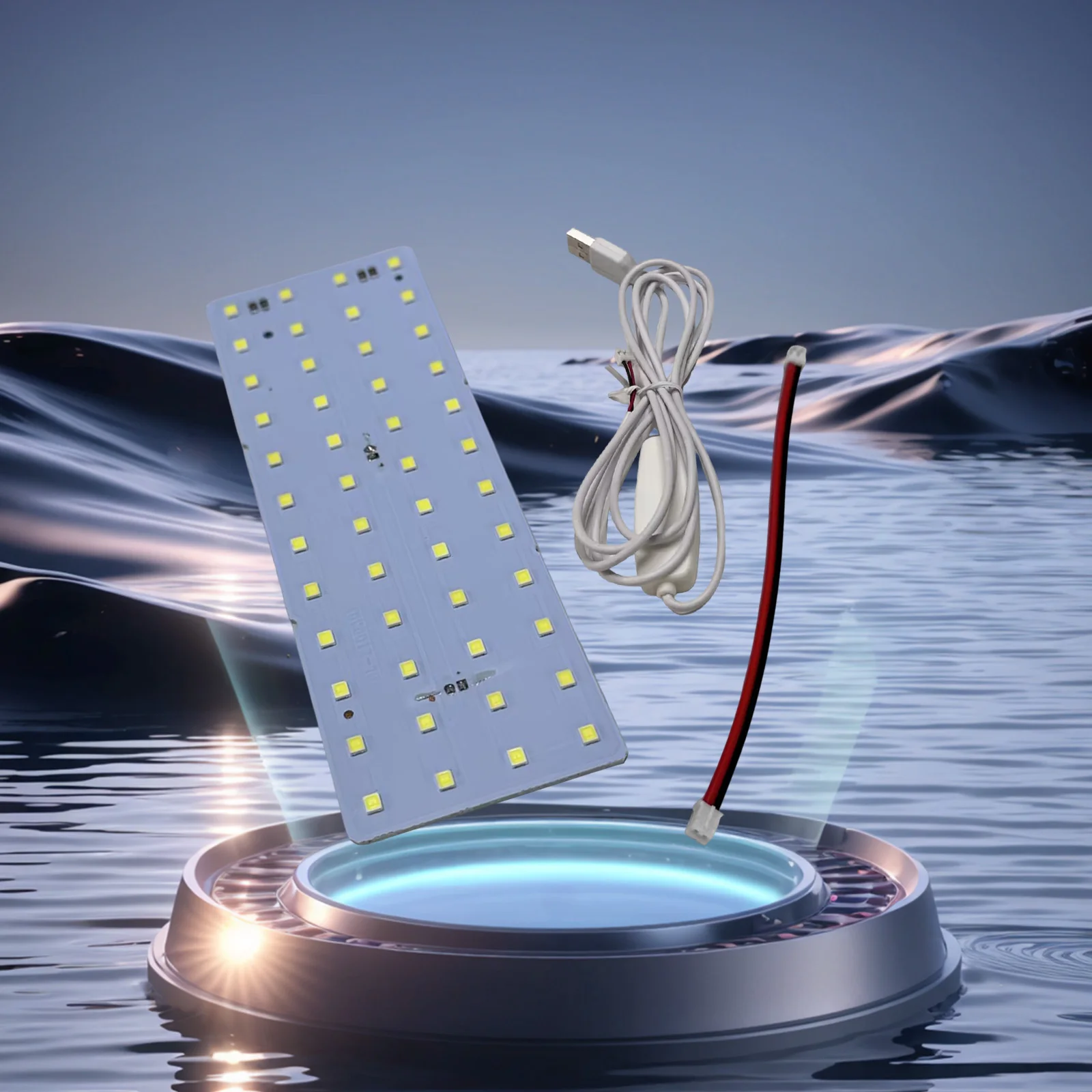 For Bambu Lab Lithophane LED Backlight Board Kit with Connecting Wire Lights Replacement Set for 3D Printed Photo Model view 3