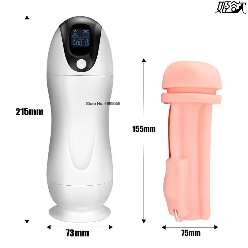 

Men's Automatic Airplane Cup Sucking Telescopic Intelligent Sound Heating Simulation Channel Sex Masturbation Adult Products