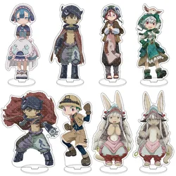 Made In Abyss Anime Acrylic Stand Model Figures Riko Nanachi Cosplay Creative Model Plate Desk Decor Cute Standing Sign Gifts