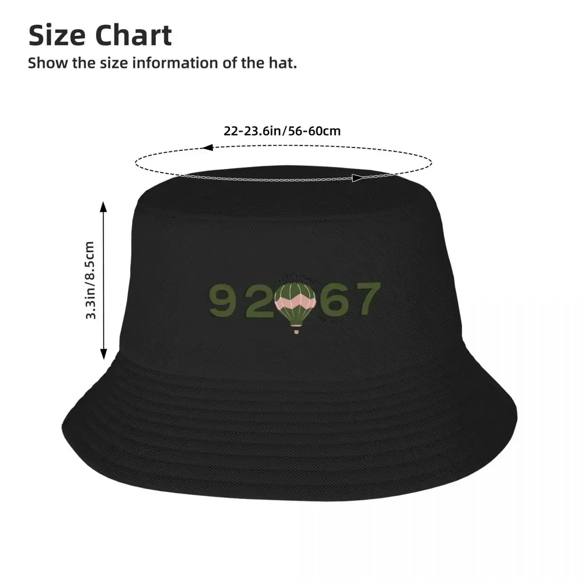 92067 The Covenant Rancho Santa Fe San Diego diseño sombrero de cubo gorra de béisbol marca hombre gorra para hombres y mujeres, sombrero de cubo