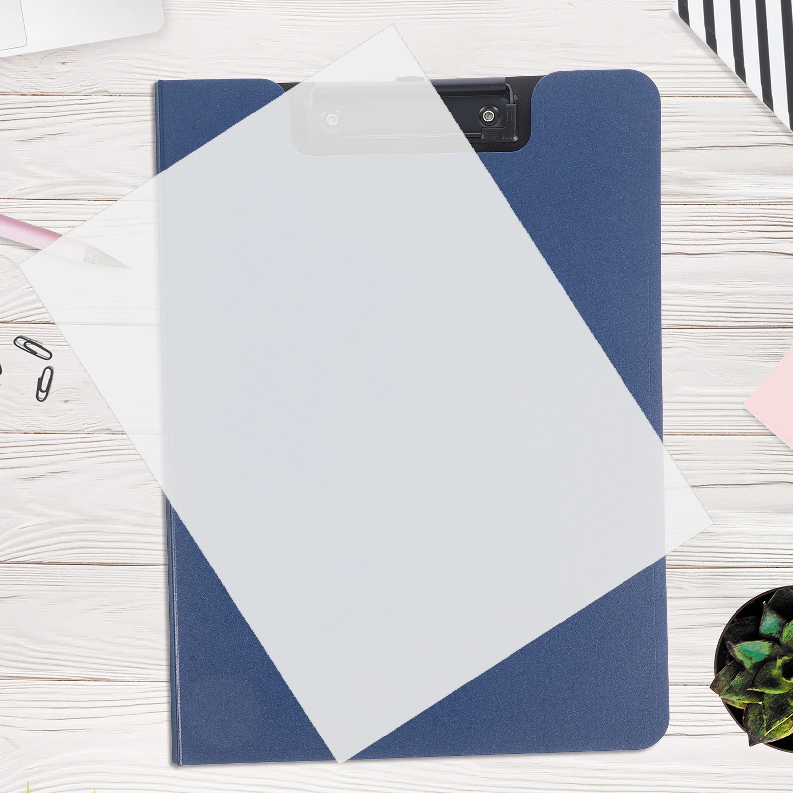 6Pcs Acrylic Writing Memo Boards Clear Transparent Note Boards for Office Home School Desktop Message Board Acrylic Memo Board