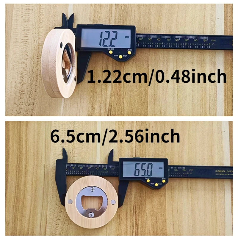 1/10/25/40pcs Bamboo Blank DIY Bottle Opener Suitable For Bar Or Household Barware Tool Wedding Favors Bottle Opener for Guests