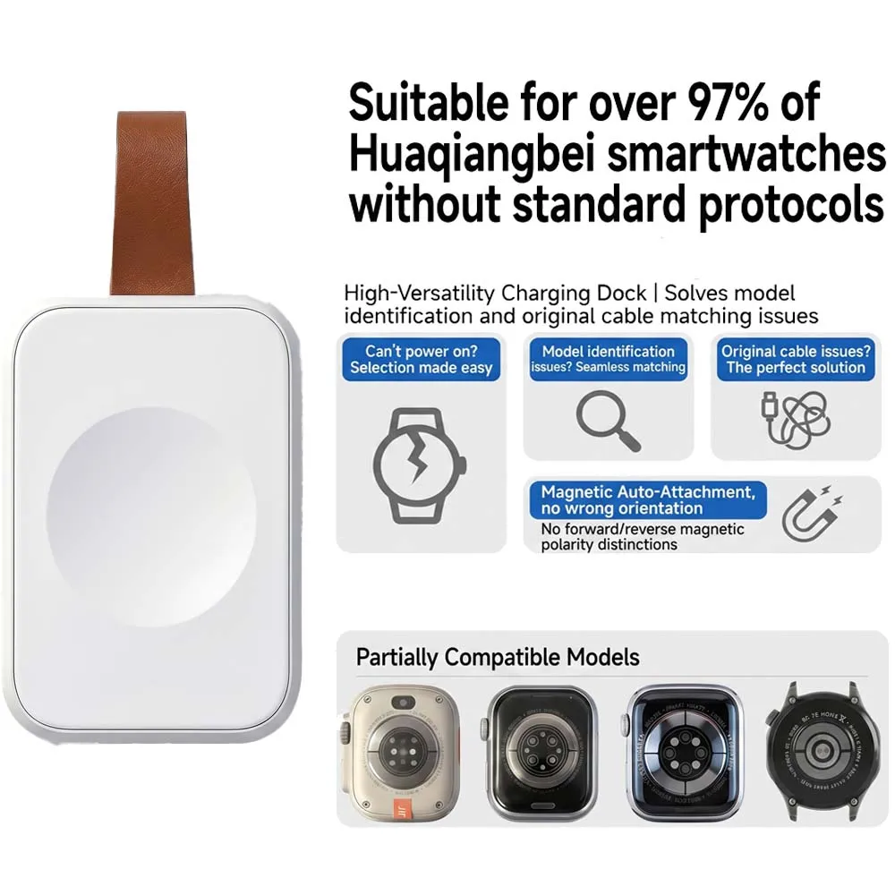 Cargador magnético de repuesto para reloj inteligente, cable de carga inalámbrico de 5V para S8 Pro/DT3/S8 PRO MAX