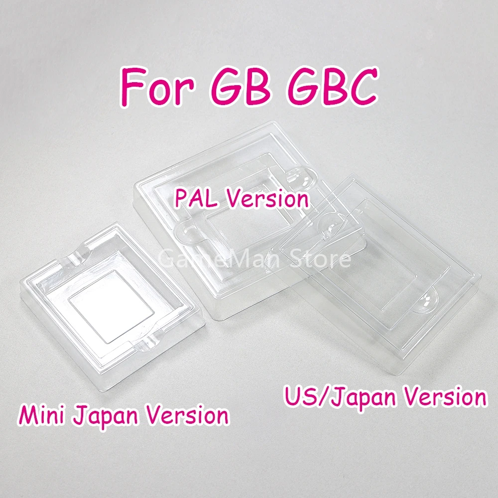 

30pcs For GB GBC Plastic Game Card Cartridge Clear Cases Boxes Insert Inner Tray Inlay for Gameboy Color GBC PAL US JP Version
