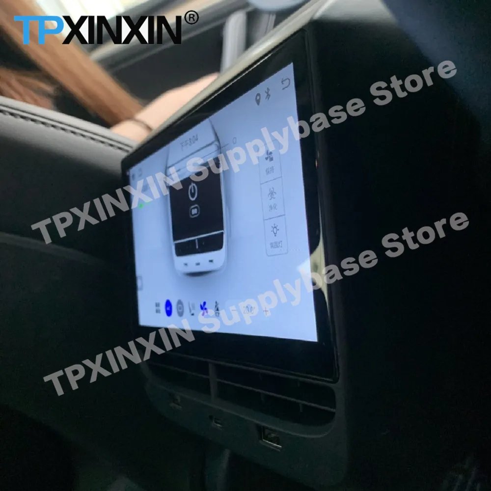 7 pollici per Tesla Model 1 3 Y X S lettore multimediale Android Display del sistema di intrattenimento del sedile posteriore con controllo