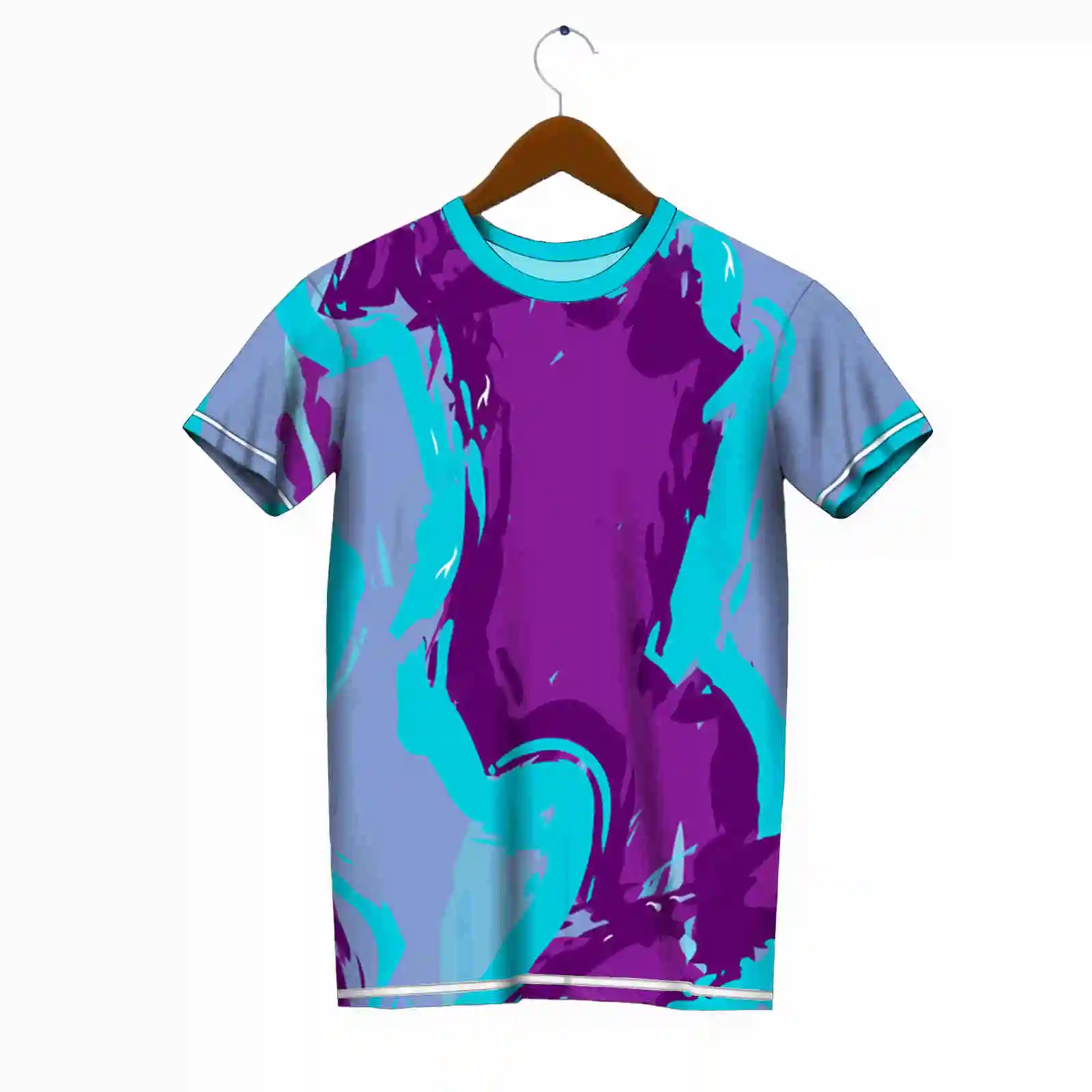 Fashion Graffiti Leisure T Shirt For Men Loose O-neck Clothing Breathable Comfortable Short Sleeve Trend Dazzling Cool Male Top