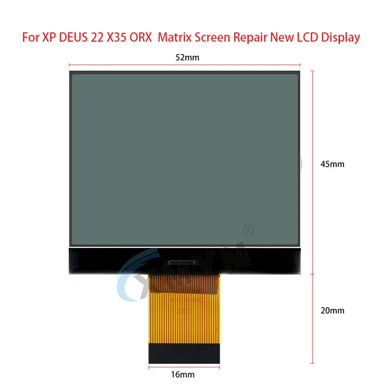 Xp deus 22x35orxマトリックススクリーンの修理新しいLCDディスプレイ