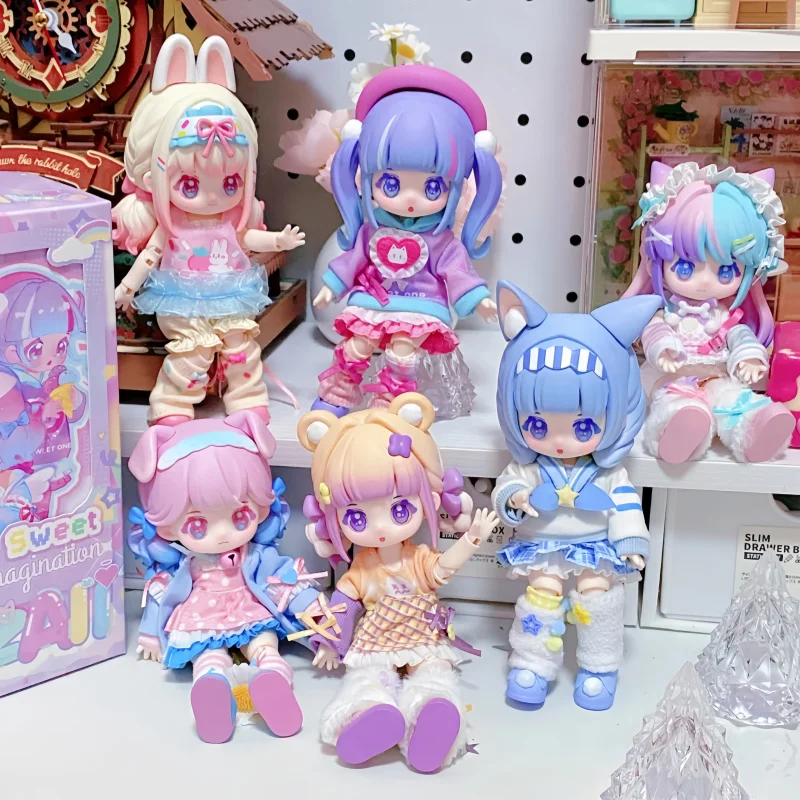 NYZAII Sweet Fantasy Series 1/12 Posable BJD Blind Box Figurine Tabletop Display For Collectors Premium Festival Surprise Gift
