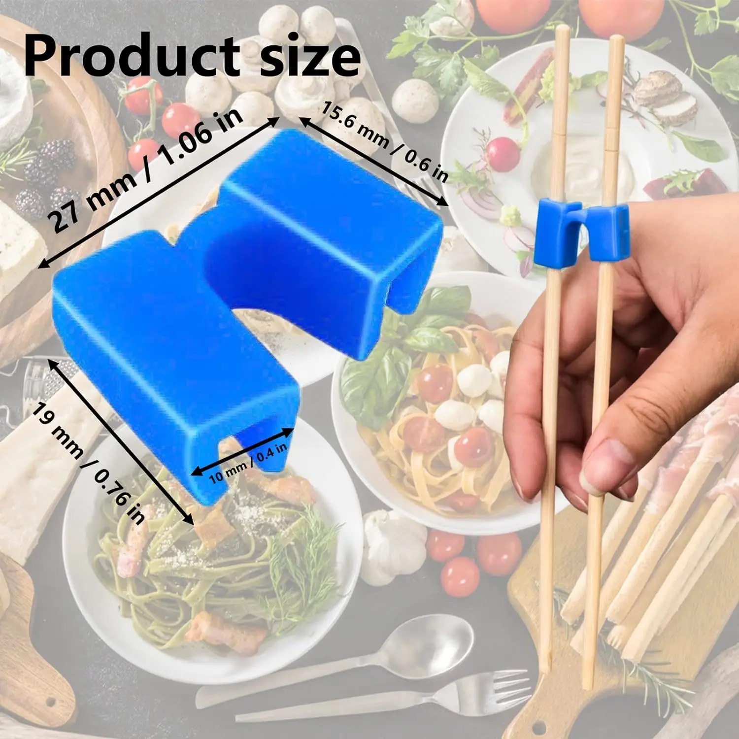 8/10PCS Japanese Chopsticks Helper Durable Hinge Connector Small Easy Use Chopstick Trainer Portable Reusable Training Assistant