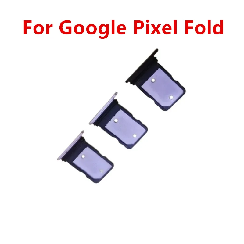 

SIM Card Slots For Google Pixel Fold SIM Tray Adapters Socket Holder Replace Phone Housing Repair Parts