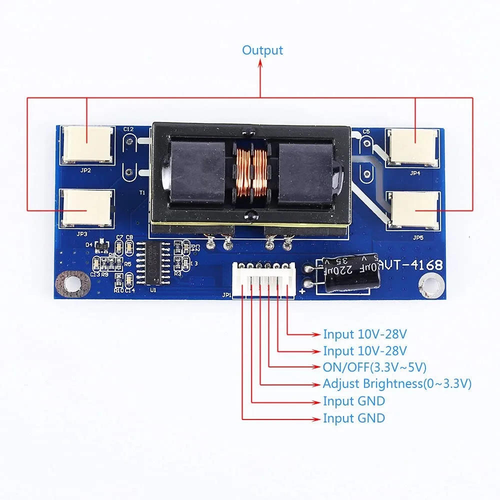 Controlador de retroiluminación de TV de 10-24 pulgadas, módulo elevador, inversor de corriente constante LED, placa de alimentación adaptable para TV LED