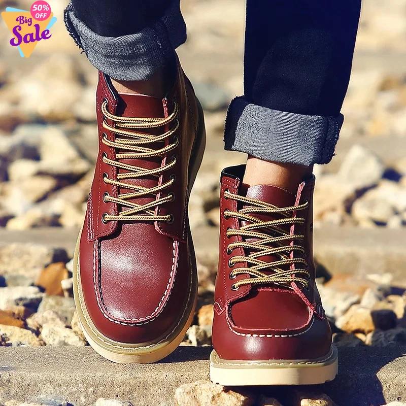 

Новые весенние мужские ботинки из натуральной кожи, роскошные мужские ботильоны высокого качества, модные мужские мотоциклетные ботинки ручной работы, мужская водонепроницаемая обувь