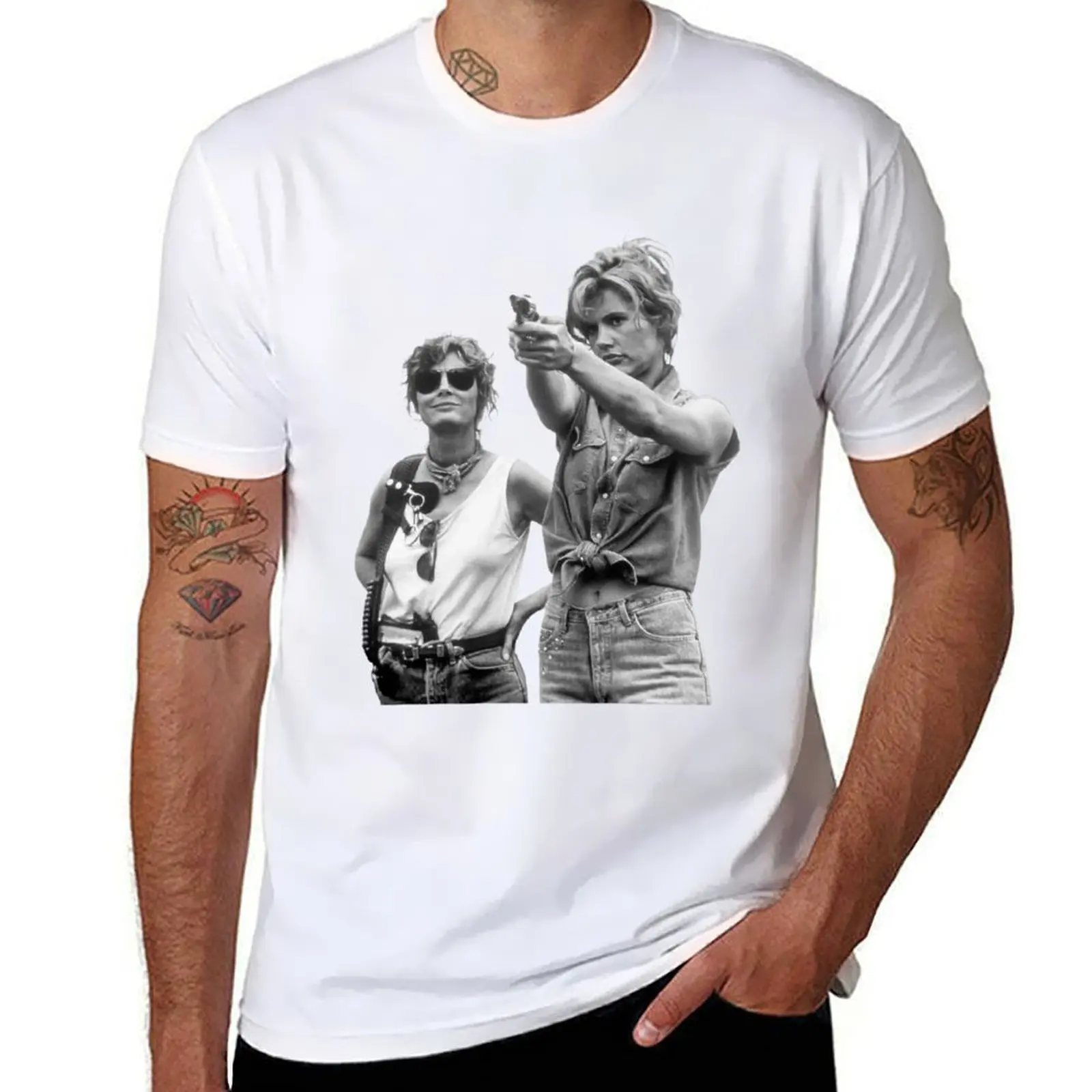 shirts sarandon T-Shirt prints t shirt man t movie geena Louise Thelma cotton davis with and t shirt susan