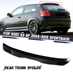 For Audi A3 8P 2004-2013 Sportback Car Rear Roof Spoiler Lip Wing Rear Tail Wing Bodykits Tuning Car Styling