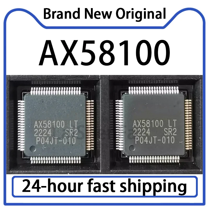 1PCS AX58100 AX58100LT SMT LQFP80 EtherCAT Slave Control Chip Original Stock