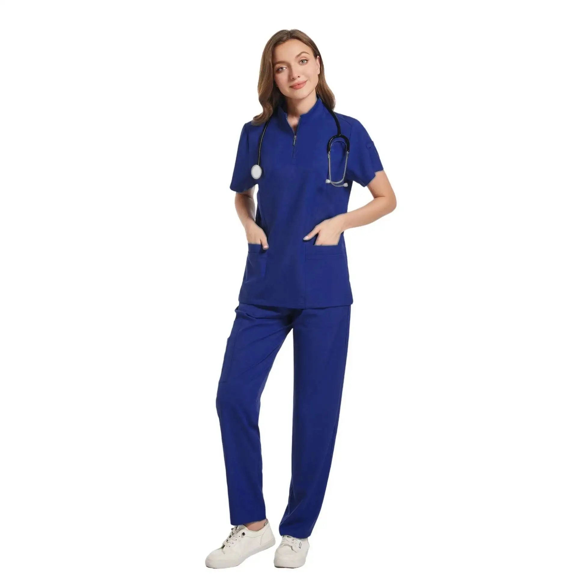 Medisch personeel Splitpak Vrouwelijke cosmetische ziekenhuischirurg Tandarts Tandheelkundige kliniek Handwaskleding