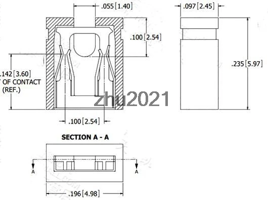 미니 마이크로 점퍼 브리지 플러그, IDE 2.54mm 노트북 HDD PCB, 블랙, 100 개