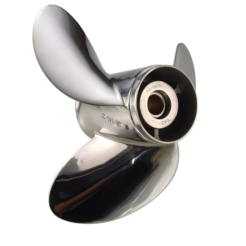 Excellent 50~130 Horsepower Mirror Polish Ship Boat Marine Stainless Propeller For Yama Outboard Engine