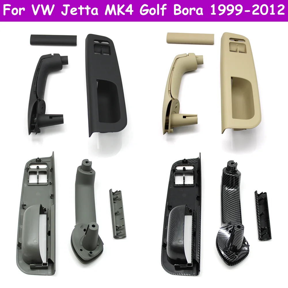 

RHD 2-Doors Bora Golf 4 MK4 Jetta Car Interior Door Pull Grab Handle Window Switch Cover Panel Replacement For Volkswagon