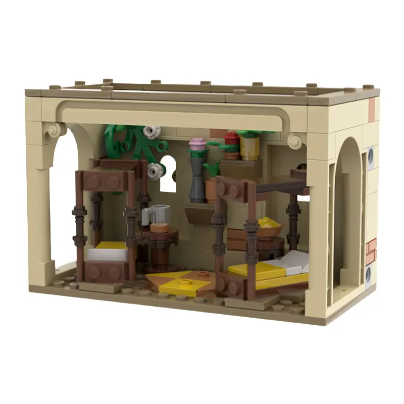 Arresto del senato e duelo architettura modello MOC Building Blocks fai da te assemblare mattoni display giocattoli creativi educativi regali di Natale