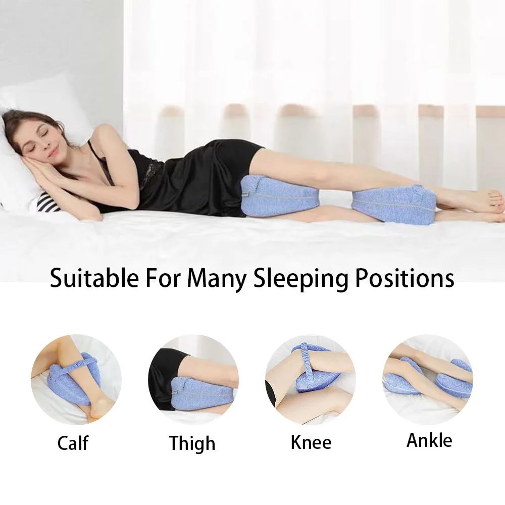 Body Memory Cotton Leg Pillow Home Sleeping Orthopedic Sciatica Pad Back Hip Leg Body Joint Relax Cotton Pillow