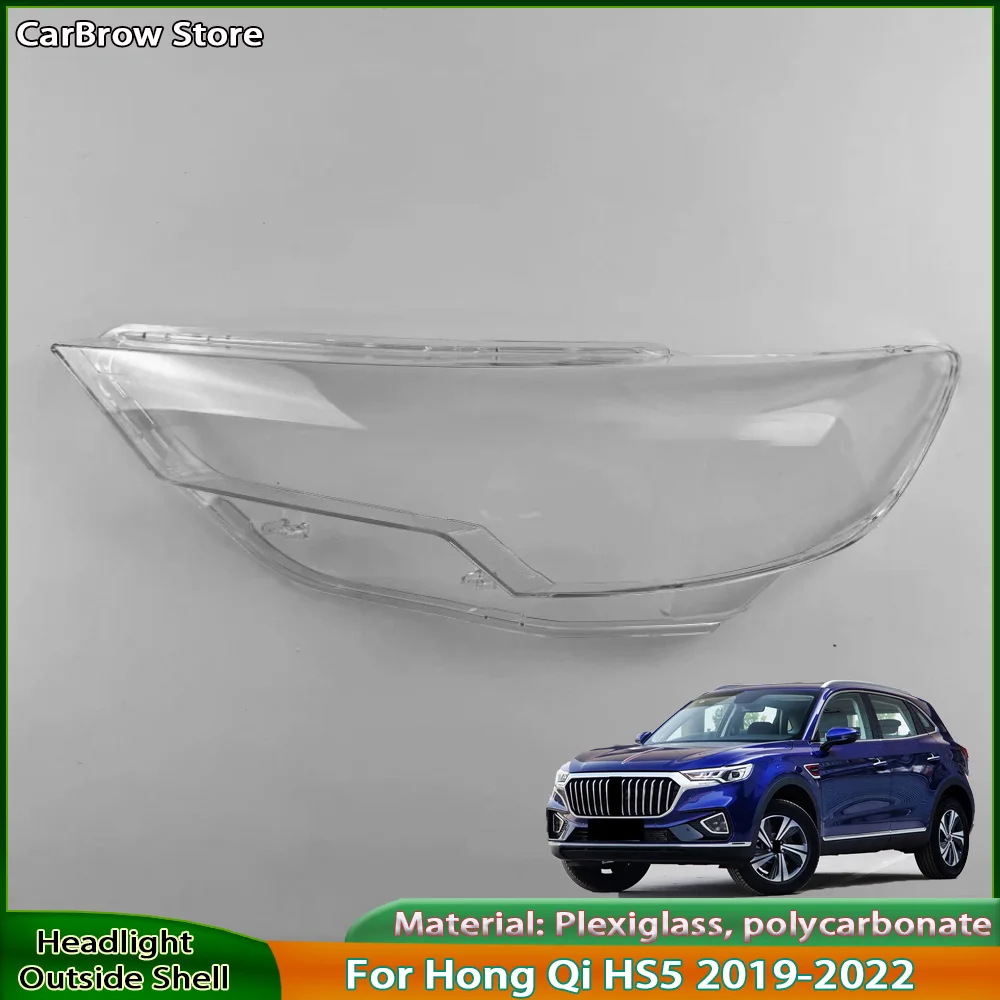 

Front Headlight Cover For Hong Qi HS5 2019 2020 2021 2022 Transparent Headlamp Lamp Shell Replace Original Lampshade