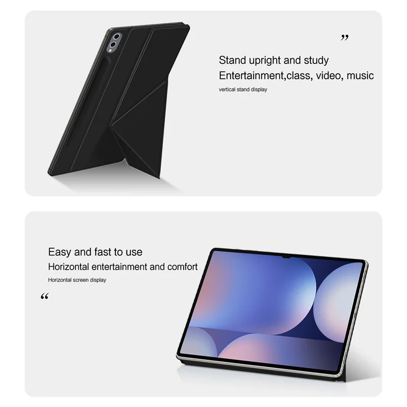 حافظة مغناطيسية لهاتف سامسونج جالاكسي تاب S10 الترا 14.6 S10 FE Plus 13.1 "S10+ S9+ 12.4" S9 FE 10.9 S8 S7 11 بوصة غطاء ذكي للكمبيوتر اللوحي