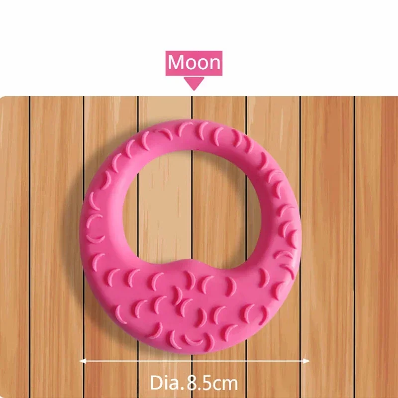 3pcs/Set Circle Pentagram Shape Pet Cat Dog Chew Toys Puppy Squeaky Toy Rubber Chew Sound Fetching Funny Training Toys