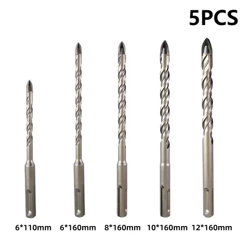 Imagem -02 - Broca Sds Plus Shank Carbide Porcelana de Cerâmica Vidro de Tijolo Concreto Broca de Diamante Ferramentas de Perfuração mm mm 10 mm 12 mm