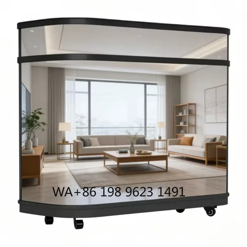Custom Flexible Full Color  LED Screen High Brightness Indoor Front Desk Commercial Advertising Display With Long Service Life