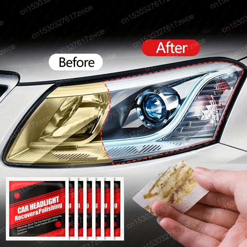 

Car Headlight Restoration Polishing Kits Headlamp Scratch Remover Repair Cleaning Paste Remove Oxidation Headlight Polish Liquid