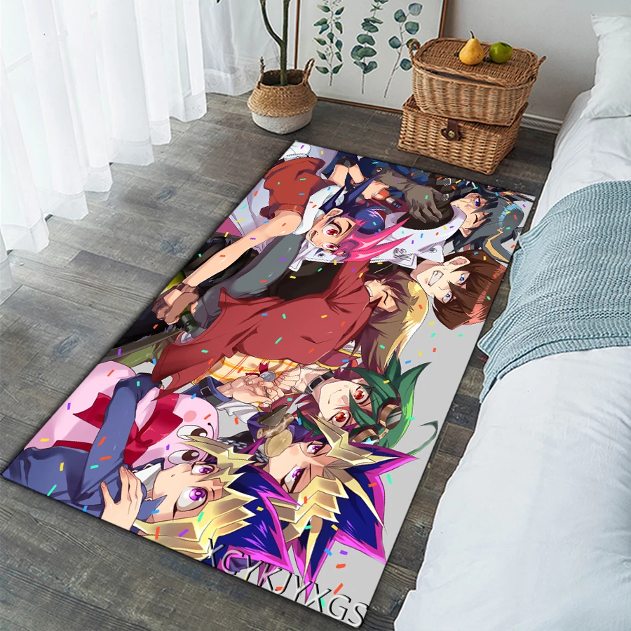 phechion Anime Yu-Gi-Oh 3D Print Carpet Square Anti-Skid Area Floor Mat Rug Non-slip Mat Dining Room Living Room Bedroom S99