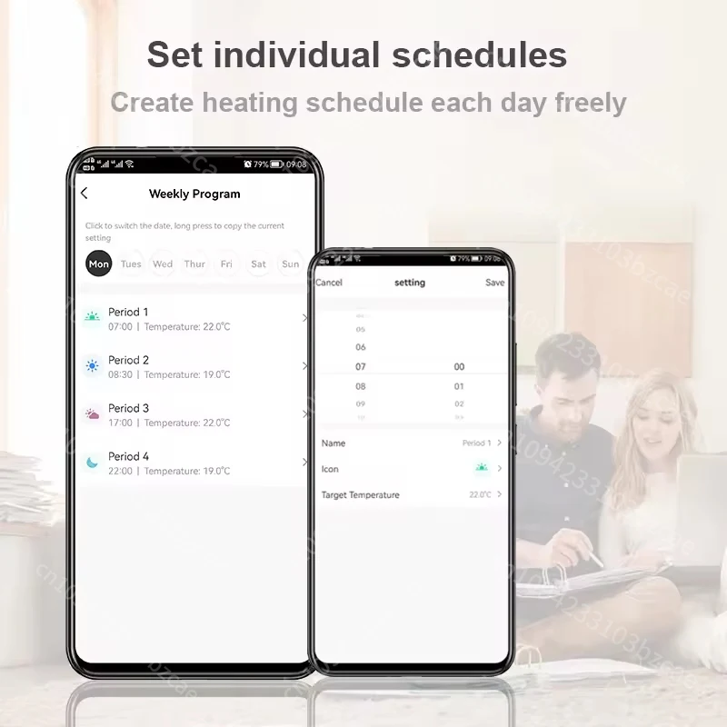 New Arrival Programmable Modbus Fan Coil Fcu Tuya Wifi Smart Room Home air Conditioner Rs485 Thermostat Temperature Controller