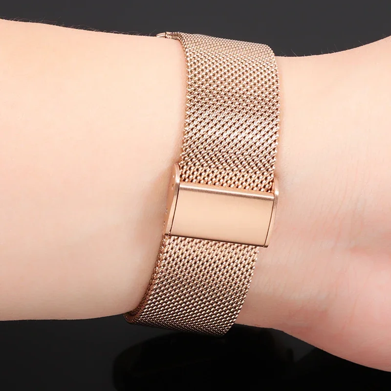 Milanis ตาข่ายสําหรับผู้หญิงสําหรับ Huawei GT2 ผู้หญิงสาย Gt2pro GT3 สายสแตนเลส Porsche Watch3 Glory Magic2 2e Xiaomi