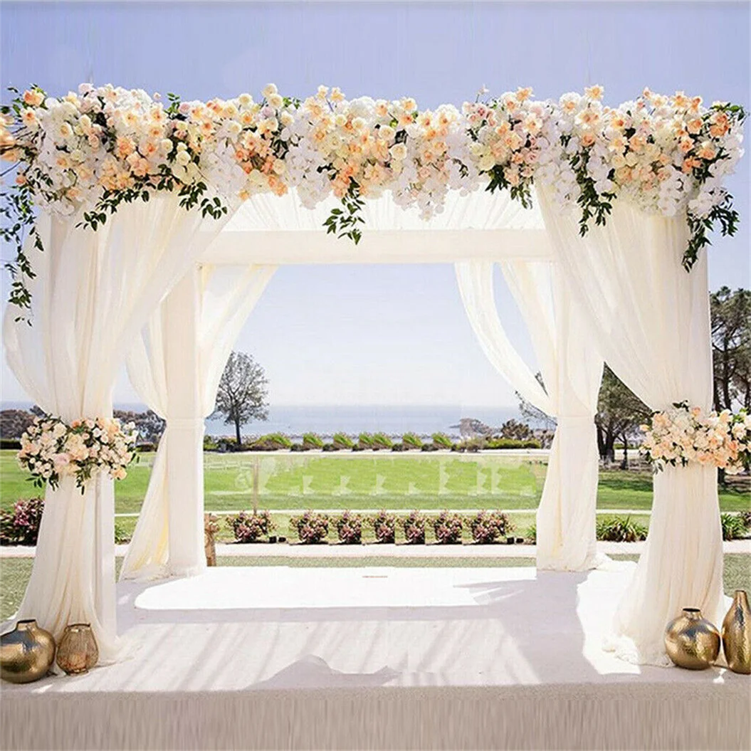 3M x 3M Wedding Backdrop Stand Canopy Frame Adjustable Awning Stand Kit