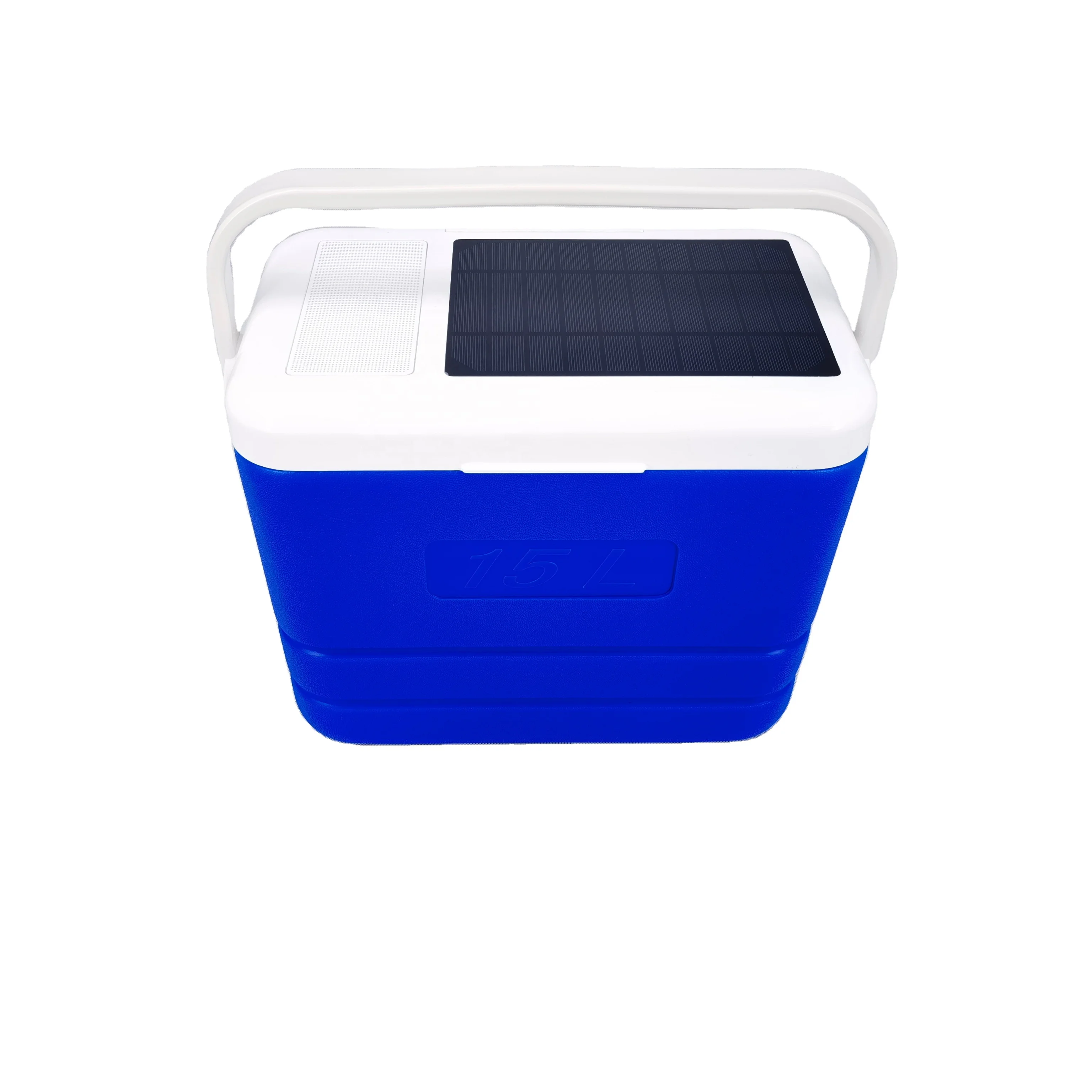 

TR-Solar Portable Waterproof Insulated For Music Speaker Cooler Box 15L Capacity 5-Day Ice Plastic Camping Travel