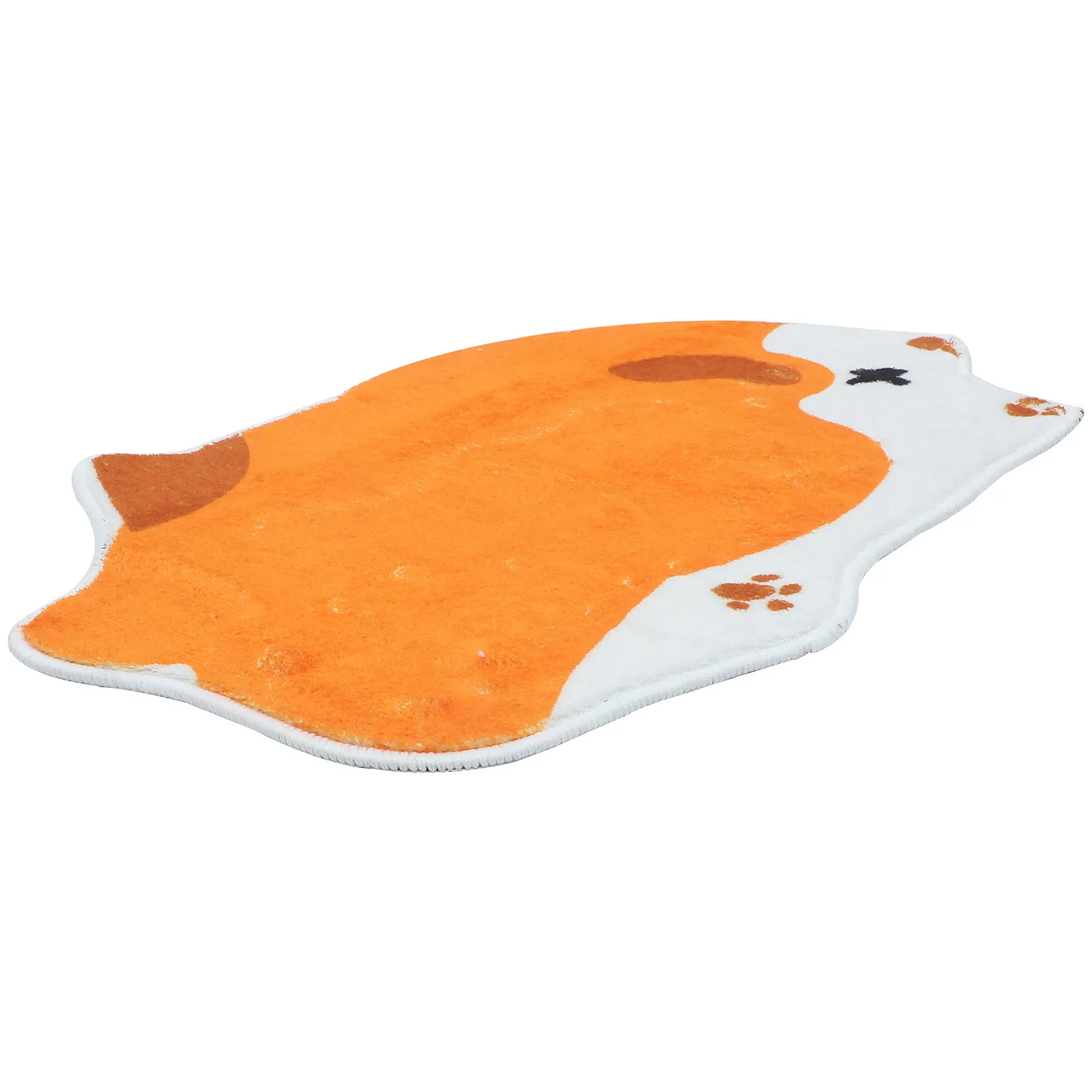 

Коврик для ванной из искусственного кашемира, впитывающий воду, с мультяшным рисунком, нескользящий, уютный, декоративный, с кошачьим мотивом