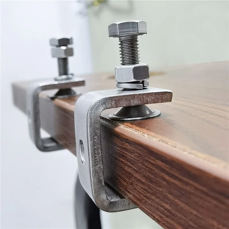 ABGR-20PCS 16-25Mm Set di morsetti per la lavorazione del legno per impieghi gravosi 304 Morsetto a C in acciaio inossidabile Strumenti di serraggio tigre per saldatura/carpentiere