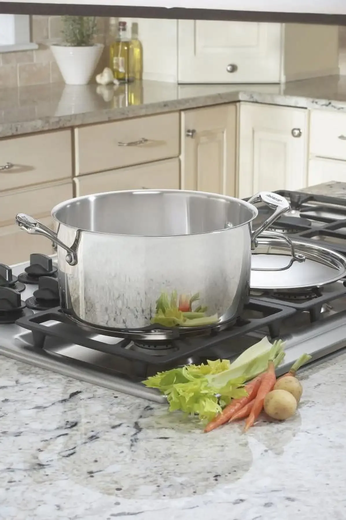 

Chef'S Classic Stainless Steel 6 Qt. Sauce Pot W/Cover