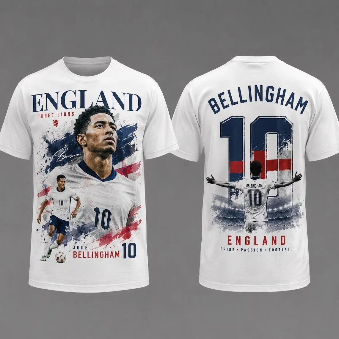 Vintage Bellingham Meditation Portrait Print Soft Cotton Men Women England Team Casual Short Sleeve Daily T-Shirt Clothes