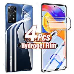 Screen Protector Hydrogel Film for Xiaomi Redmi Note 11 Pro 5G 11S 11SE 11E 11T 11TR Pro 11 T Plus 11 SE Not Glase Backs Case