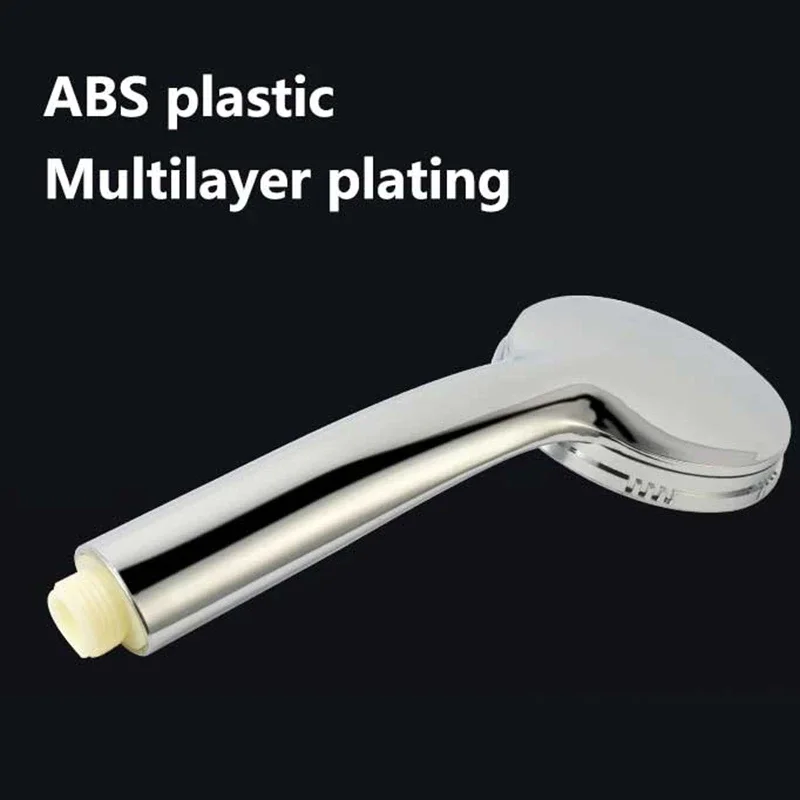 

﻿ Rainfall Chrome Bath Shower Head 1pc Water Saving Spray Nozzle High Quality Pressurized Nozzle Shower Head High Pressure