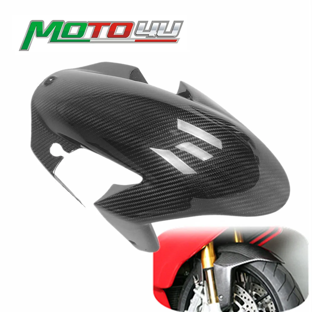 For DUCATI 749 999 2003 2004 2005 2006 100% Carbon Fiber Front Fender Mud Guard Hugger Fairing Cowl Motorcycle Modification