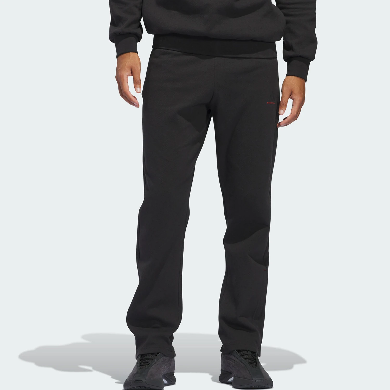 Официальные новые мужские и женские трикотажные баскетбольные длинные брюки Adidas на шнуровке IW5656