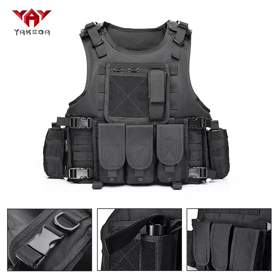 

YAKEDA 600D полиэстеровая система расширения MOLLE для служебной одежды с тройной сумкой для оборудования и несколькими различными сумками