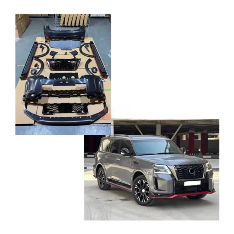 

BR Best Quality Nismo Style Body Kit for Patrol 2022. Y62 Stylish Body Kit.Complete with Color Bumper for Patrol 2018-on