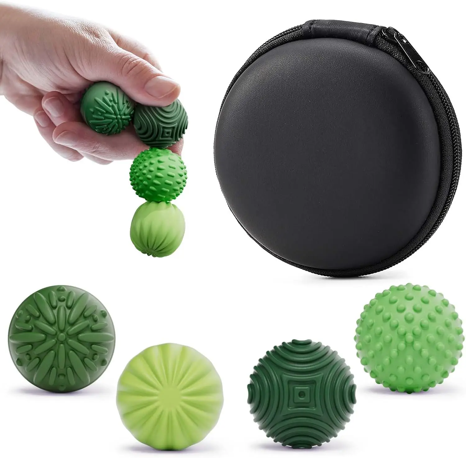 Siliconen magnetische sensorische ballen stressverlichting vingerspeelgoed leuke decompressie volwassen vingertop speelgoed leuk speelgoed voor kinderen
