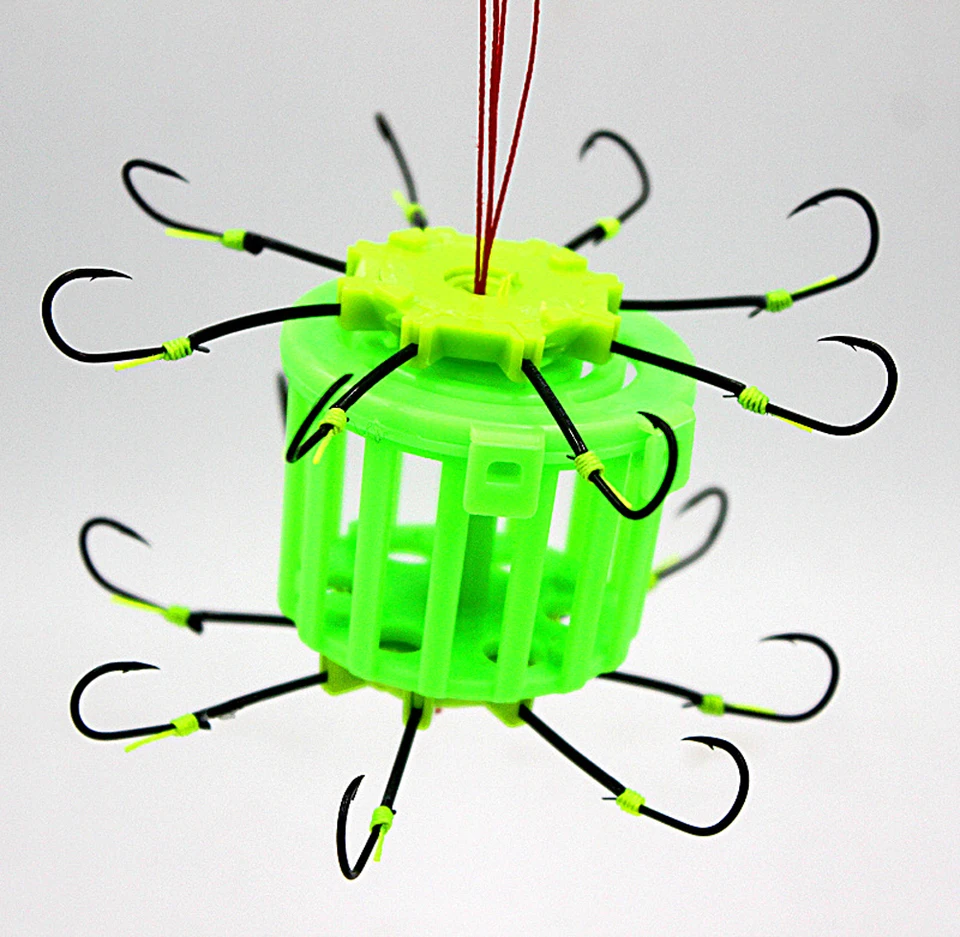 alvey fishing reels nz Orbiter Spin Combo's XINGLL Acrylic Display Case tuna trolling rig # of Packs:1 - 16 Hooks