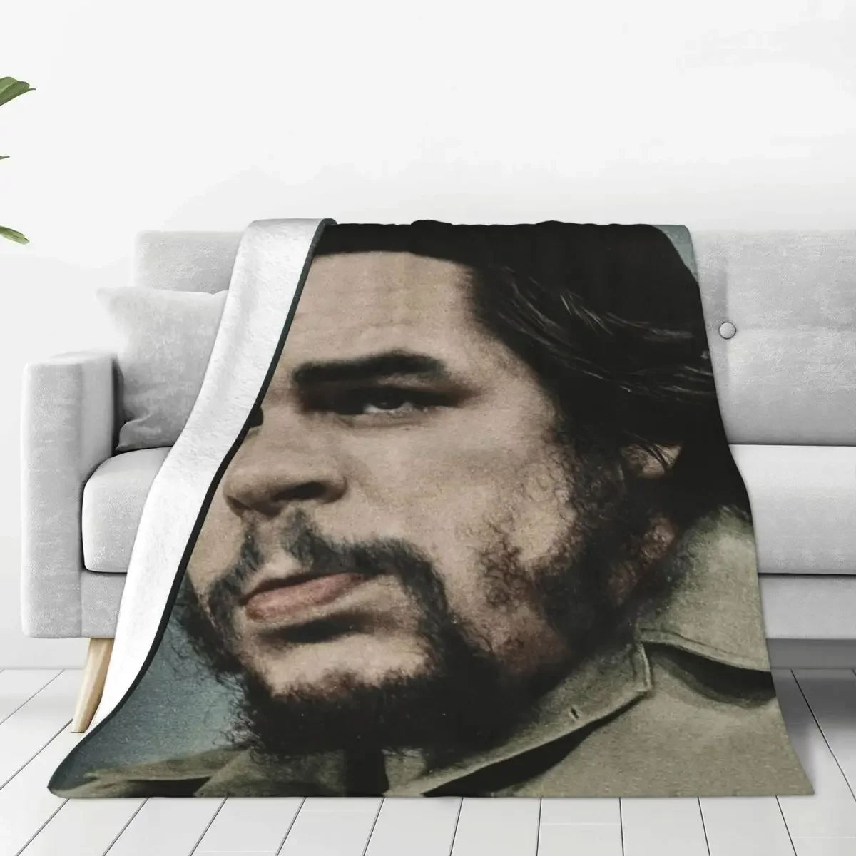 Ernesto Che Guevara Blankets Fleece Revolution Hero Men Soft Throw Blanket for Bed Bedspread